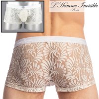 L'Homme Invisible【ロームアンヴィジーブル】 ボクサーパンツ メンズ ローライズボクサー パンツ メンズインナー メンズ下着 ボクサーバンツ ブランド Plume D'Argent レース メッシュ ボクサー