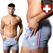 画像1: Andrew Christian【アンドリュークリスチャン】 メンズ水着 海パン ブランド ショート丈 スイムショーツ HAMPTONS Swim Shorts (1)