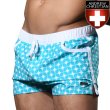 画像1: Andrew Christian【アンドリュークリスチャン】 メンズ水着 海パン ブランド ショート丈 スイムショーツ VICEROY Swim Shorts (1)