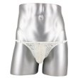 画像3: L'Homme Invisible【ロームアンヴィジーブル】 メンズTバック 男性用Tバック 男性Gストリング G-string Plume d'Argent レース メッシュ Ｔバック 男性下着 (3)