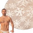 画像7: L'Homme Invisible【ロームアンヴィジーブル】男性用Tバック メンズTバック Gストリング Snowflake レース メッシュ Ｔバック 男性下着 (7)