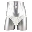 画像4: L'Homme Invisible【ロームアンヴィジーブル】 メンズTバック 男性用Tバック 男性Gストリング G-string White Lotus レース メッシュ Ｔバック 男性下着 (4)