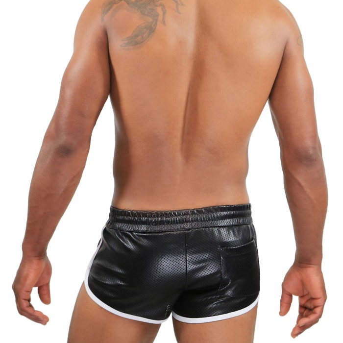 フェイクレザーボクサーショーツ / Faux Leather Boxer Shorts-